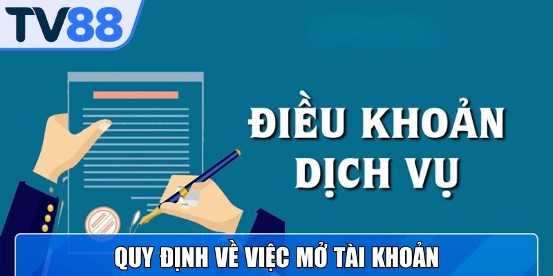 Điều khoản dịch vụ đưa ra những yêu cầu về đăng ký tạo sự minh bạch