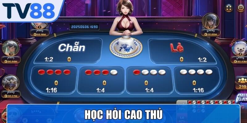 Quan sát, phân tích và học hỏi cách chơi xóc đĩa của các cao thủ